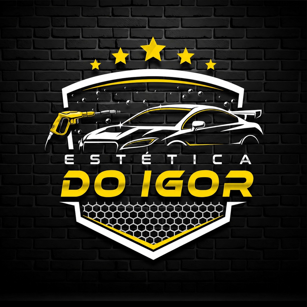 Logo Lava-Jato E Estética Automotiva Do Igor