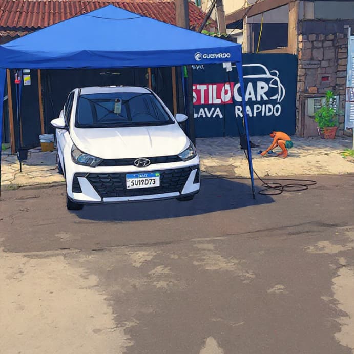 Logo Lava Rápido Stilo Car 🏍️🚗