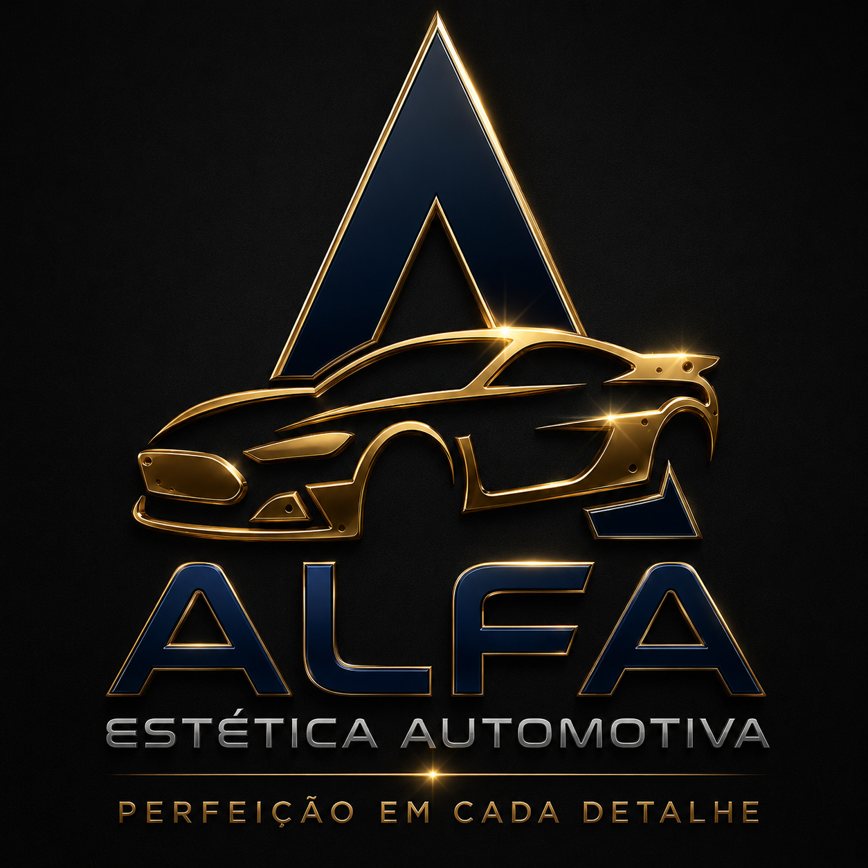 Logo Alfa - Estética Automotiva