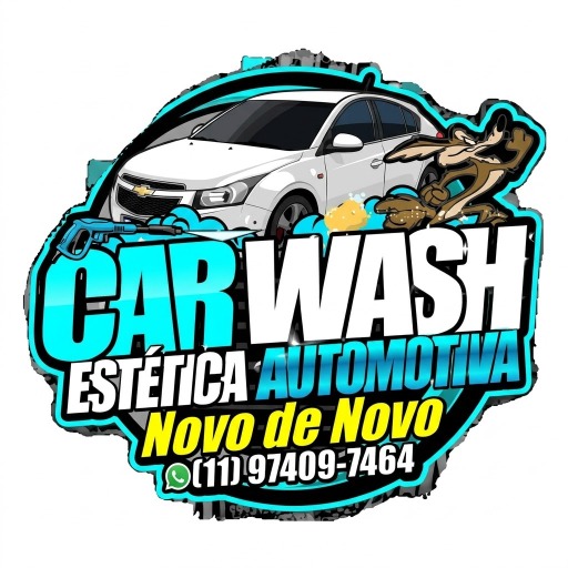 Logo Car Wash Novo De Novo